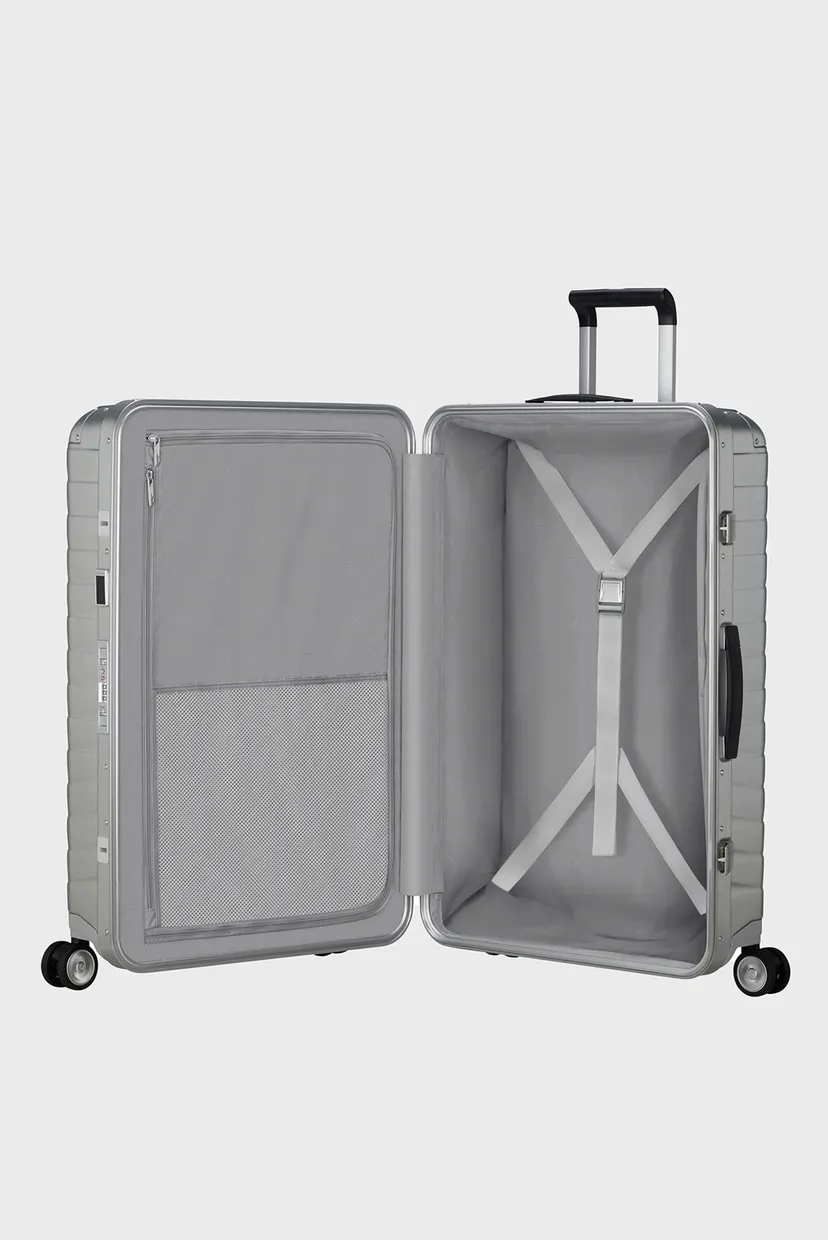 Срібляста валіза 76 см PROXIS ALU ALUMINIUM 6