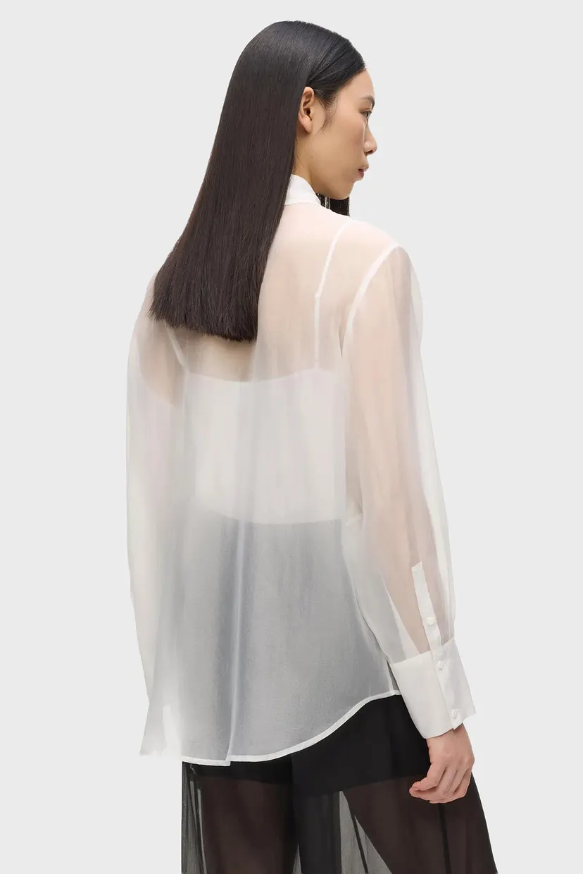 Жіноча біла блуза ORGANZA 3