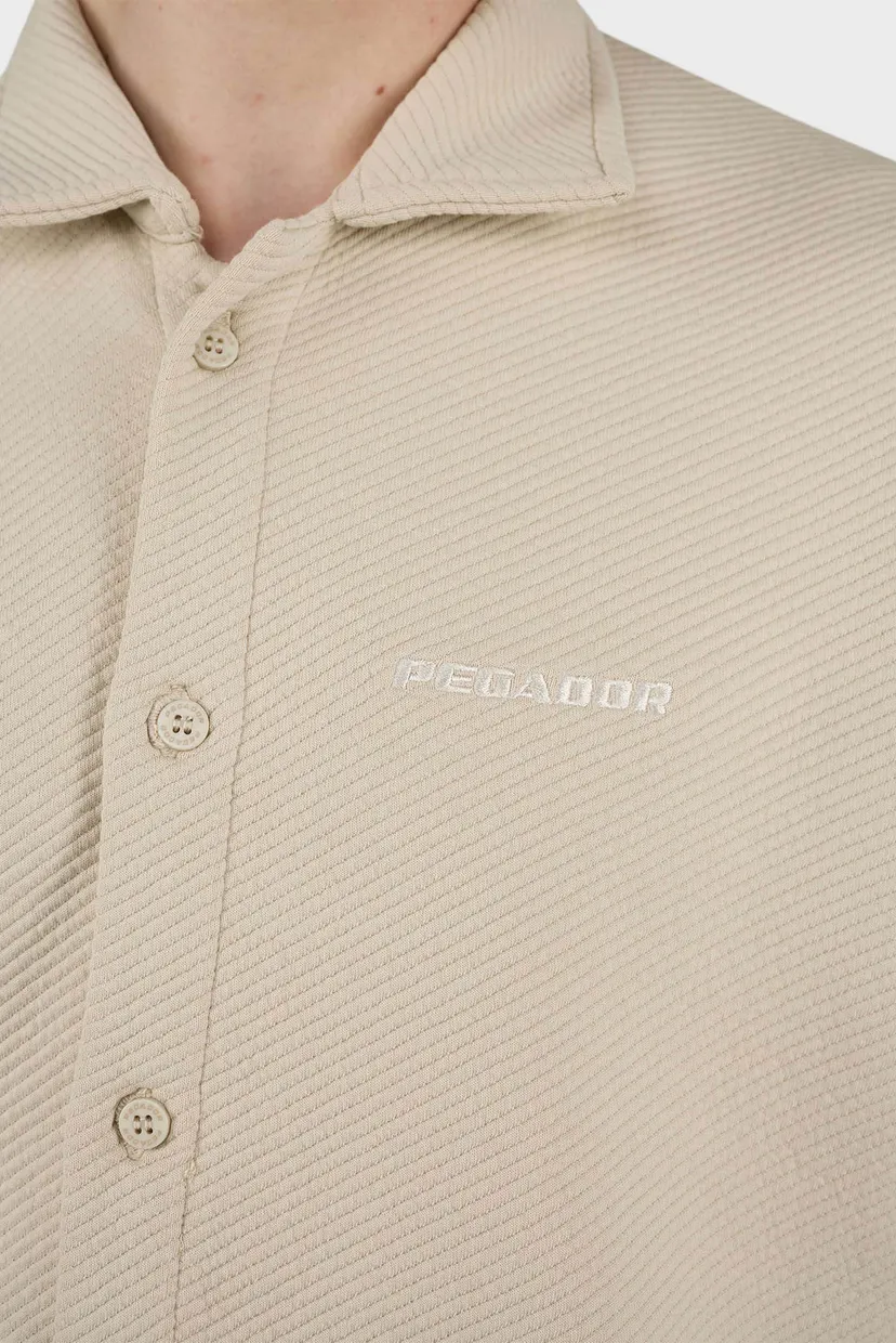 Чоловіча бежева сорочка Tate Structured Overshirt 5