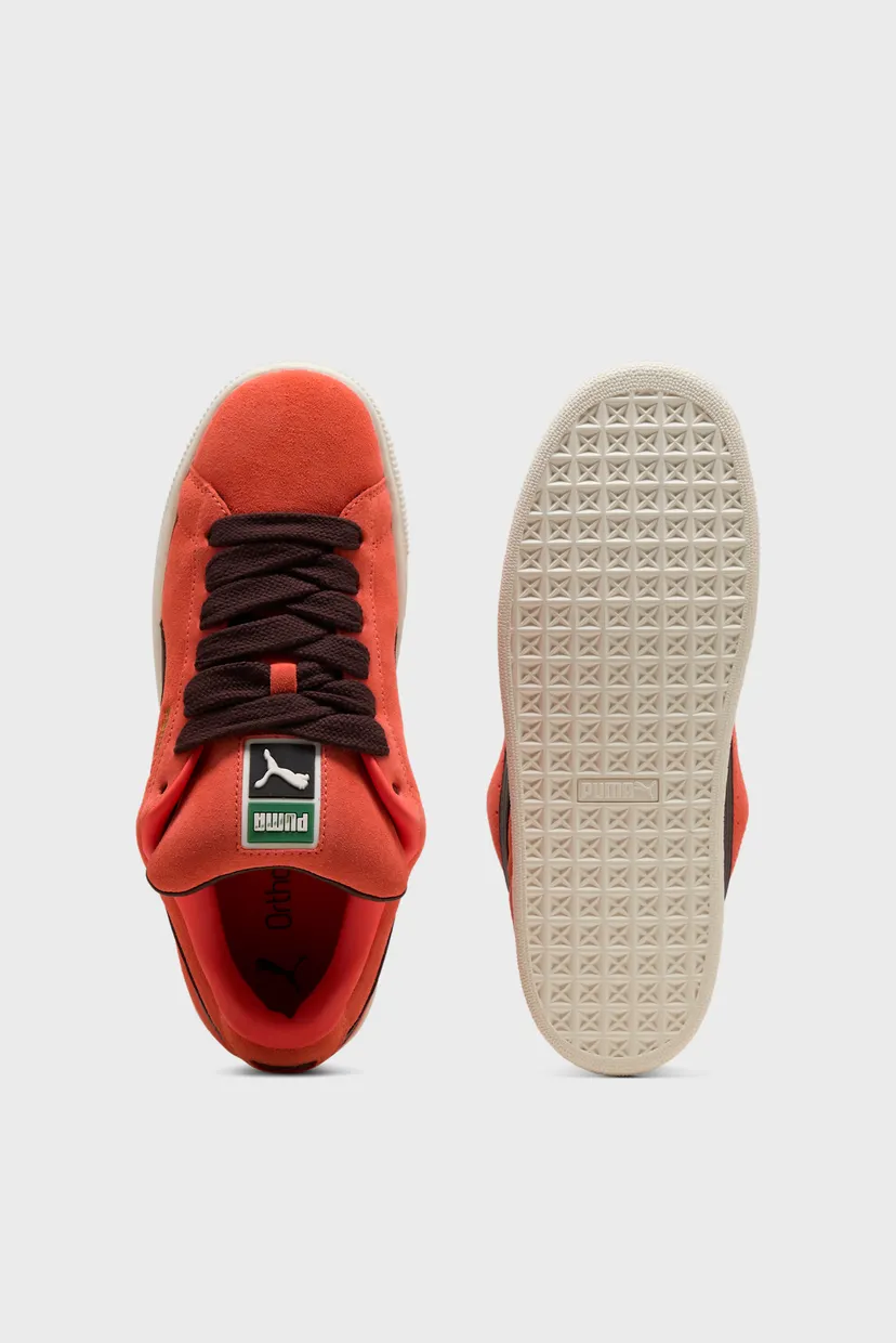 Оранжевые замшевые сникерсы Suede XL Sneakers 4