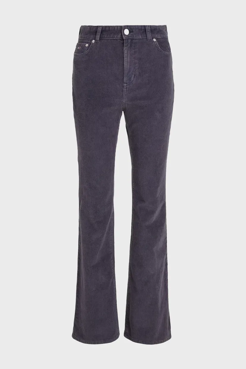 Женские темно-синие вельветовые брюки TJW SYLVIA HR FLARE WASHED CORD 4