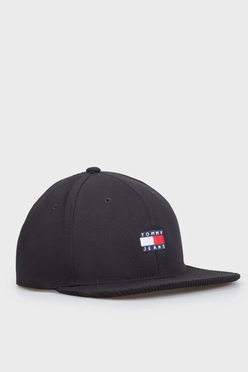 Чоловіча чорна кепка TJM HERITAGE FLAT BRIM CORD CAP 1