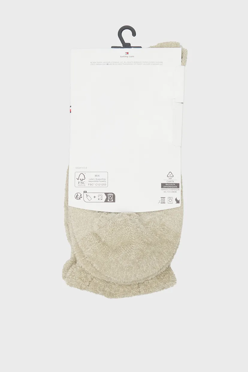 Жіночі бежеві шкарпетки BOUCLE HOME SOCK 3