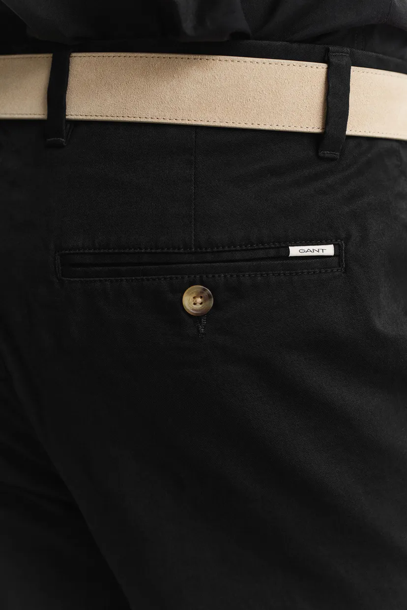 Мужские черные чиносы SLIM CLASSIC 4