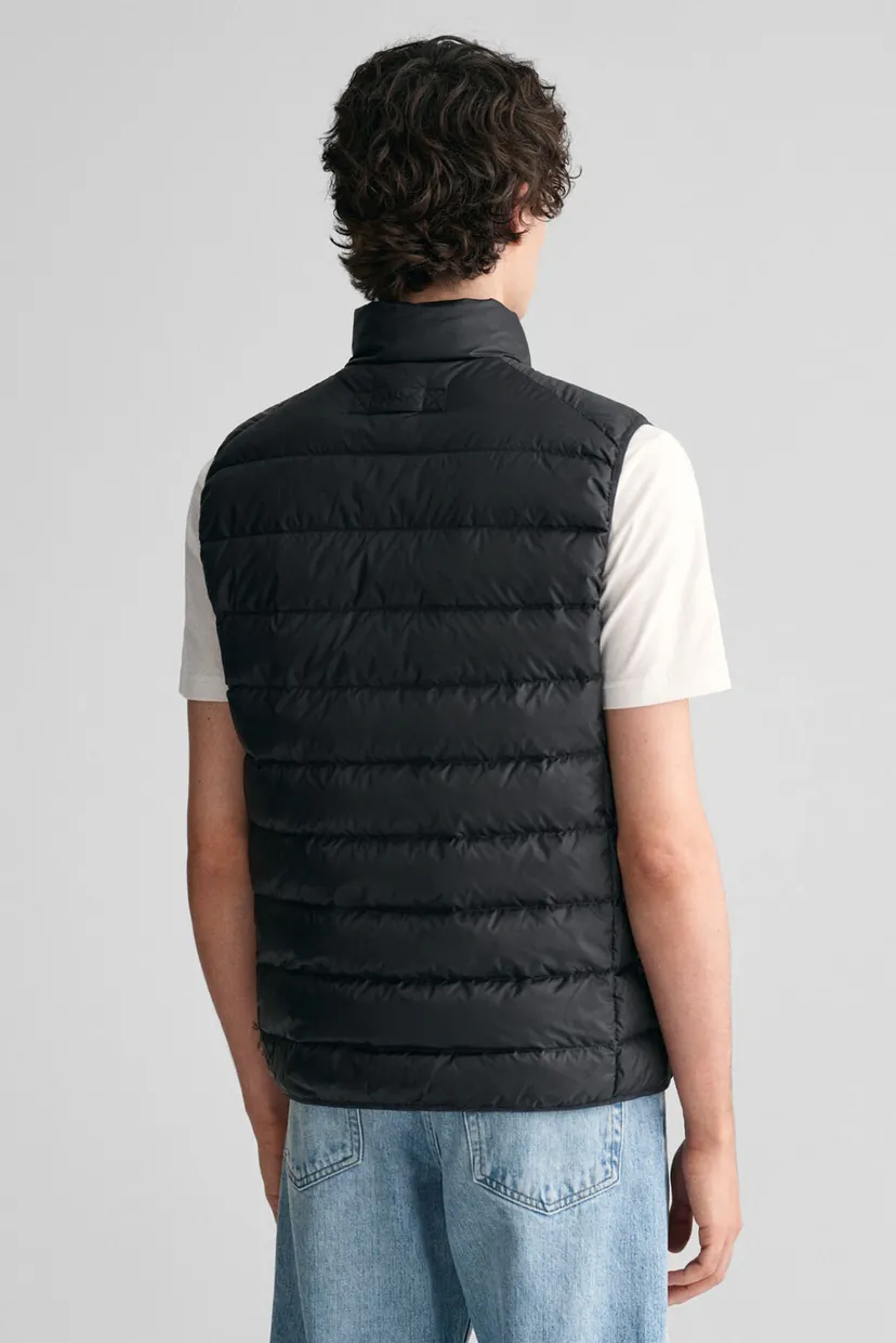 Чоловічий чорний пуховий жилет LIGHT DOWN VEST 4