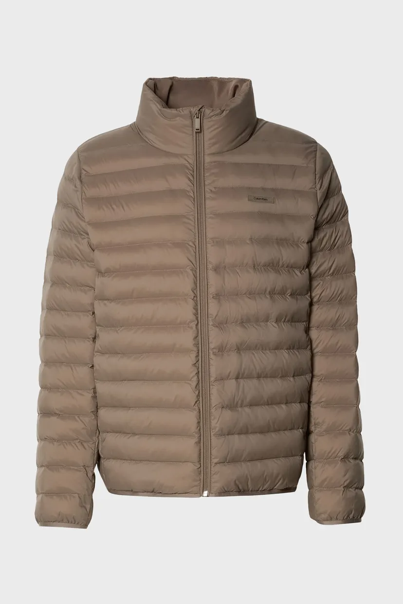 Мужская коричневая куртка CHANNELED PUFFER 7