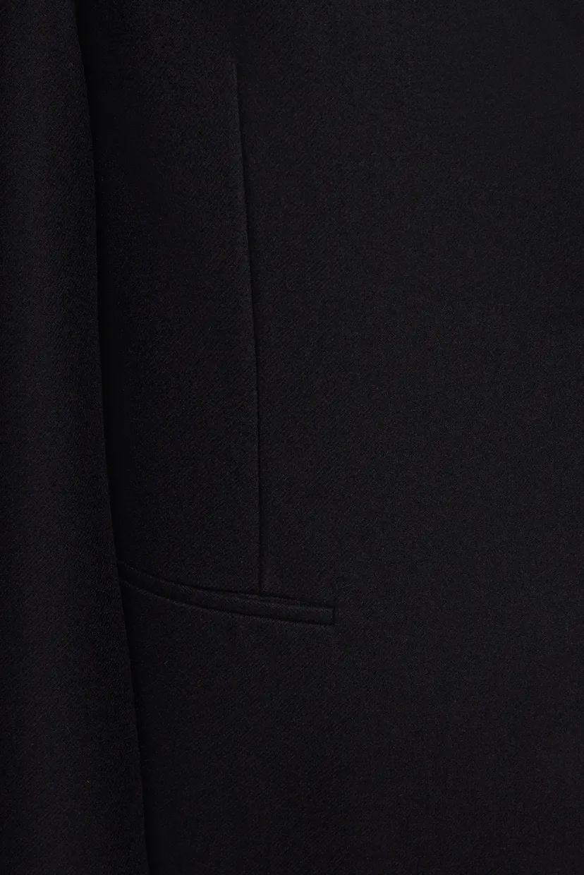 Жіночий чорний вовняний жакет SOFT WOOL TAILORED BLAZER 3