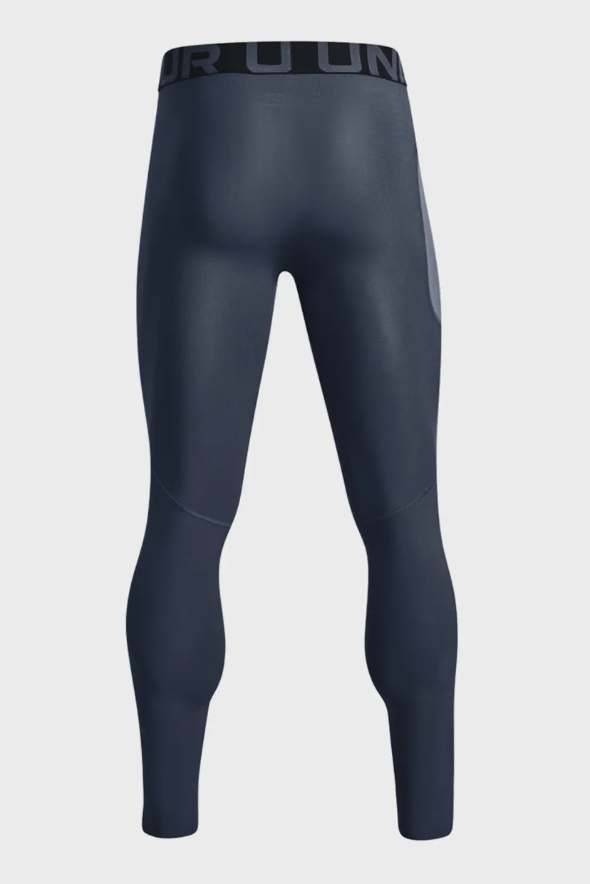 Мужские серые тайтсы UA HG ArmourPrint Leggings 8