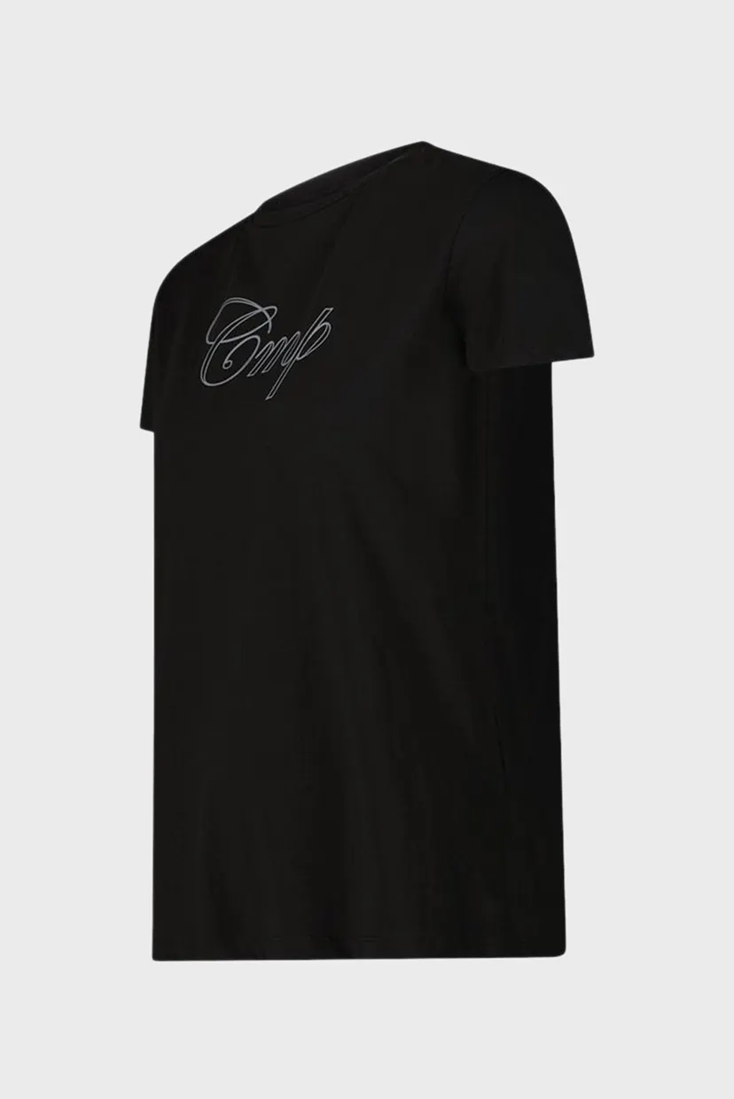 Жіноча чорна футболка STRETCH JERSEY 4