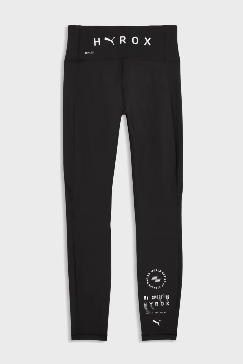 Женские черные тайтсы PUMA x HYROX Essentials Tights Women 7
