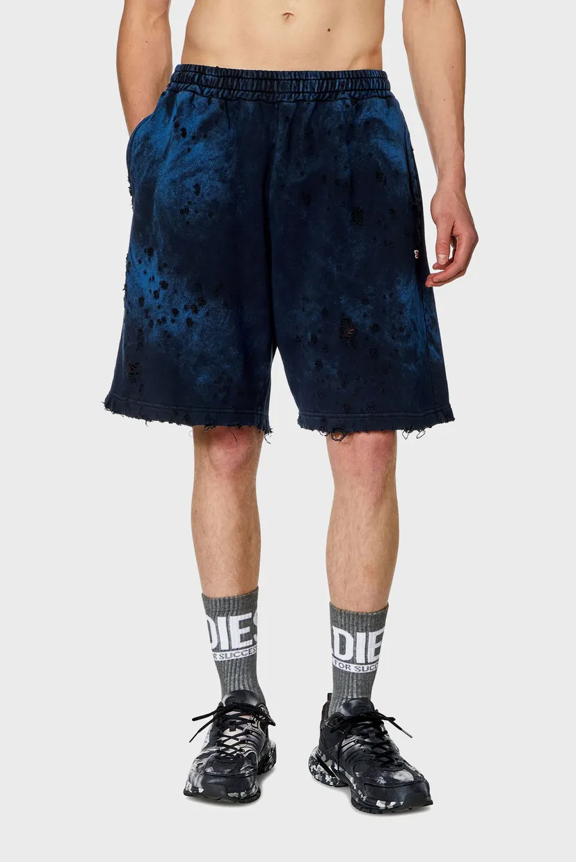 Мужские темно-синие шорты P-CROWN-N2 Diesel A13413 0AJBZ — MD-Fashion