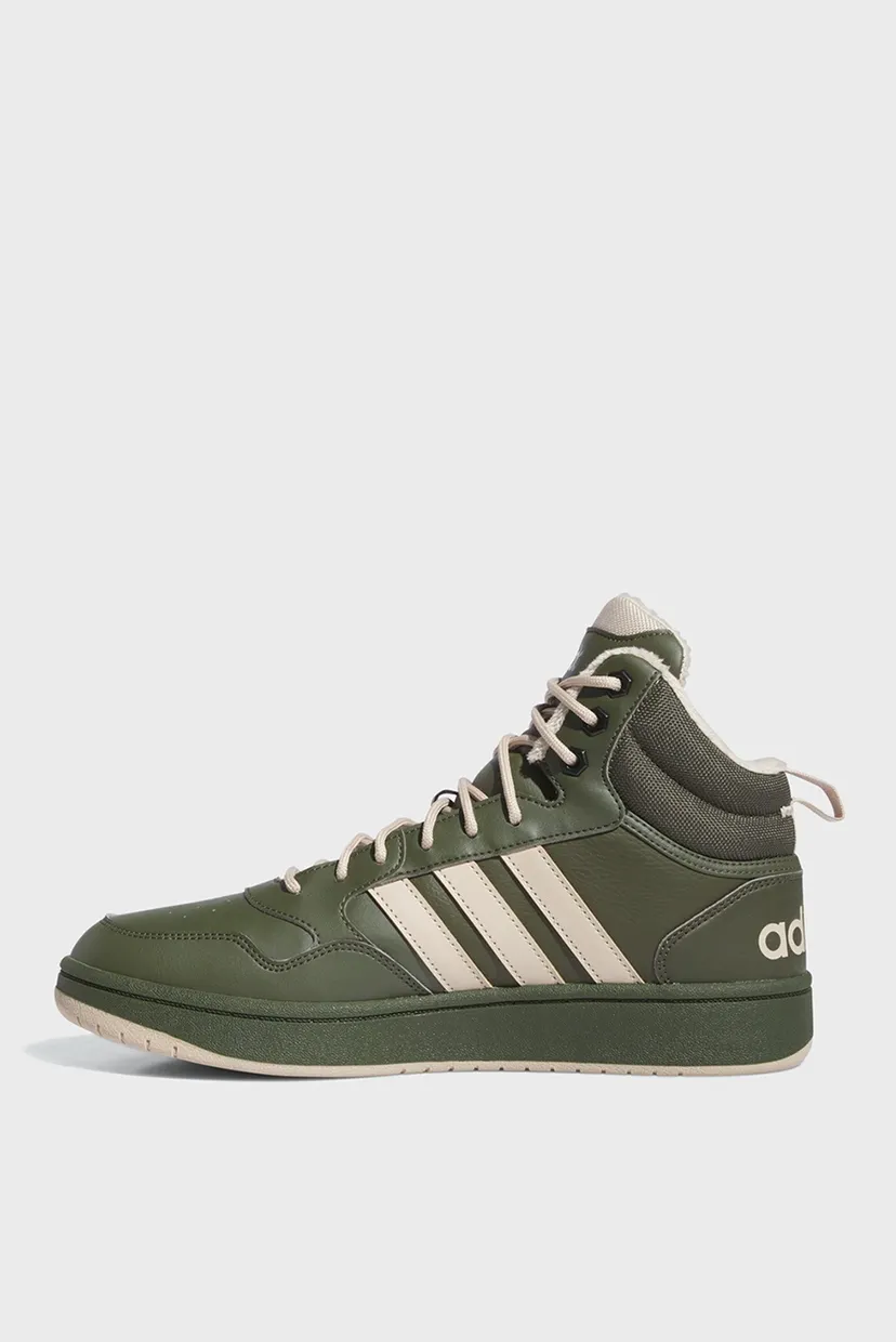 Чоловічі оливкові кросівки Hoops 3.0 Mid Lifestyle Basketball Classic Fur Lining 6