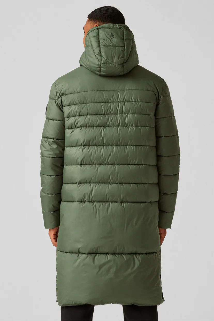 Чоловіча зелена куртка Collongues Long Padded 3