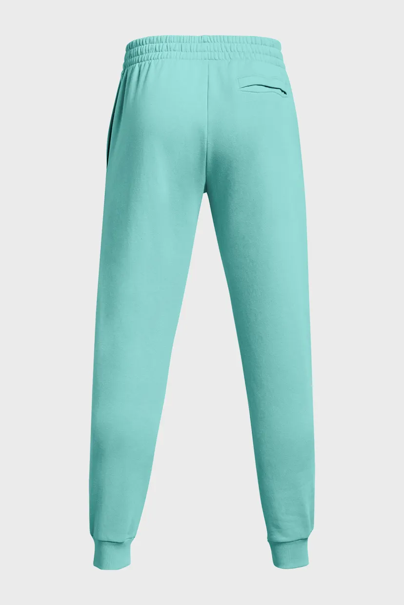 Чоловічі бірюзові спортивні штани UA Rival Fleece Joggers 6