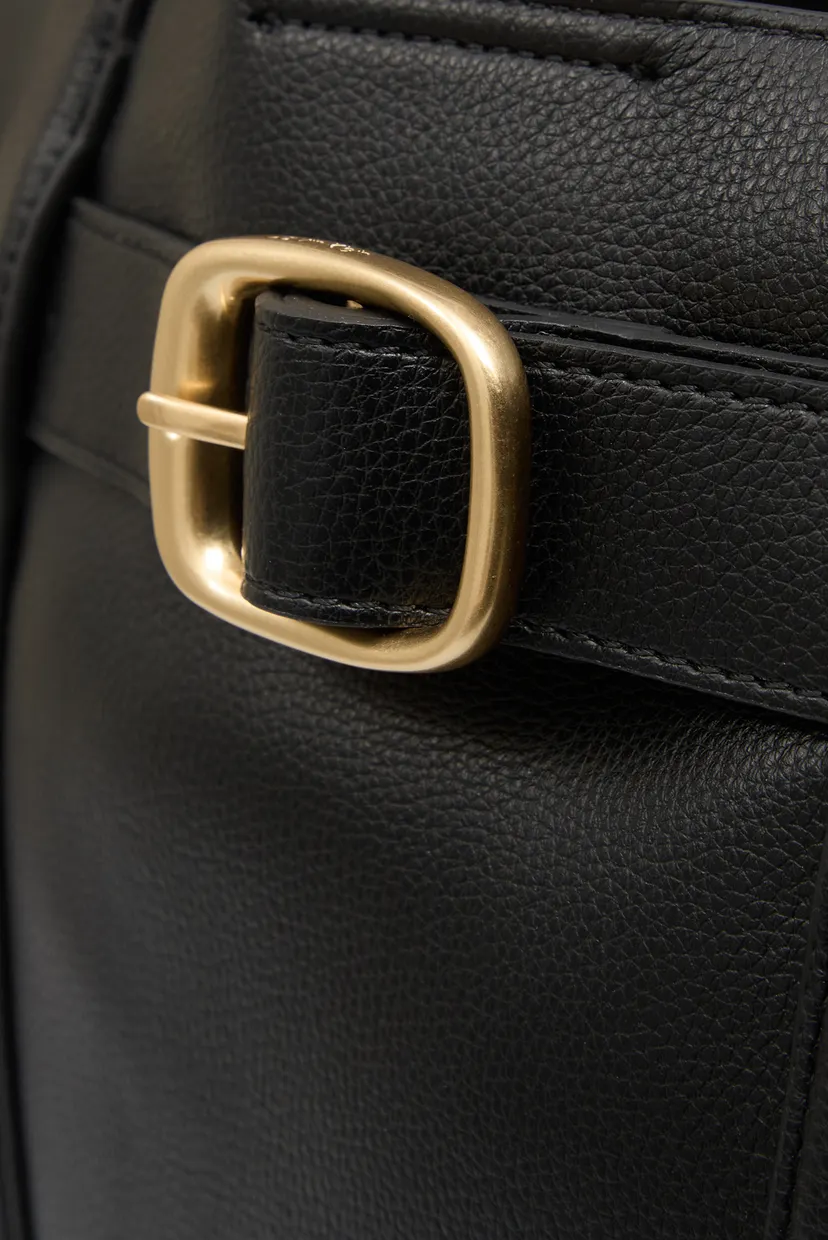 Женская черная сумка BUCKLE MEDIUM 6