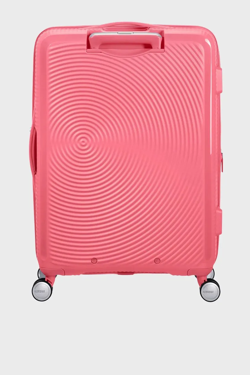 Женский розовый чемодан 67 см SOUNDBOX PINK 4