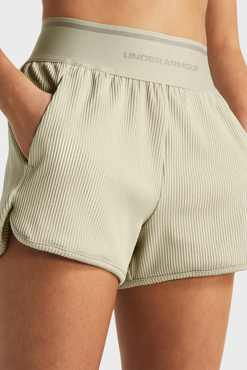 Женские бежевые шорты Journey Rib Short 4