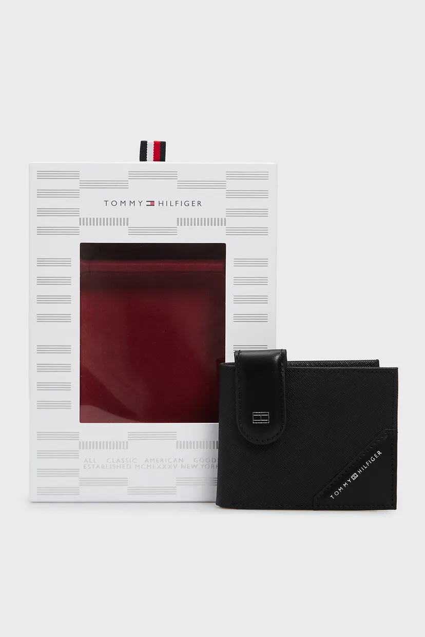 Чоловічий набір аксесуарів (гаманець, затискач для грошей) TH SAFFIANO MINI WALLET & CLIP 5