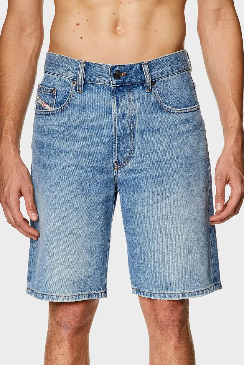 Чоловічі блакитні джинсові шорти REGULAR-SHORT CALZONCINI 4