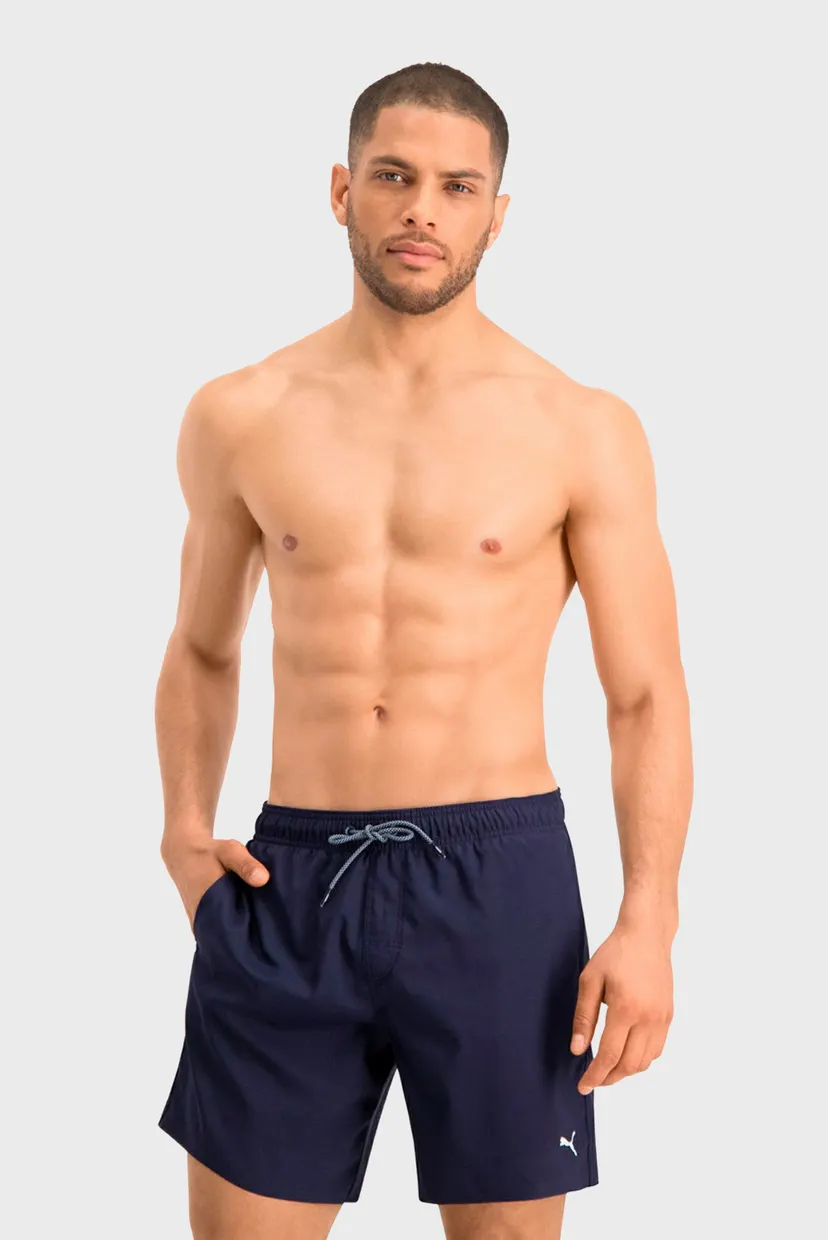 Мужские темно-синие плавательные шорты PUMA Swim Men Medium Length 3