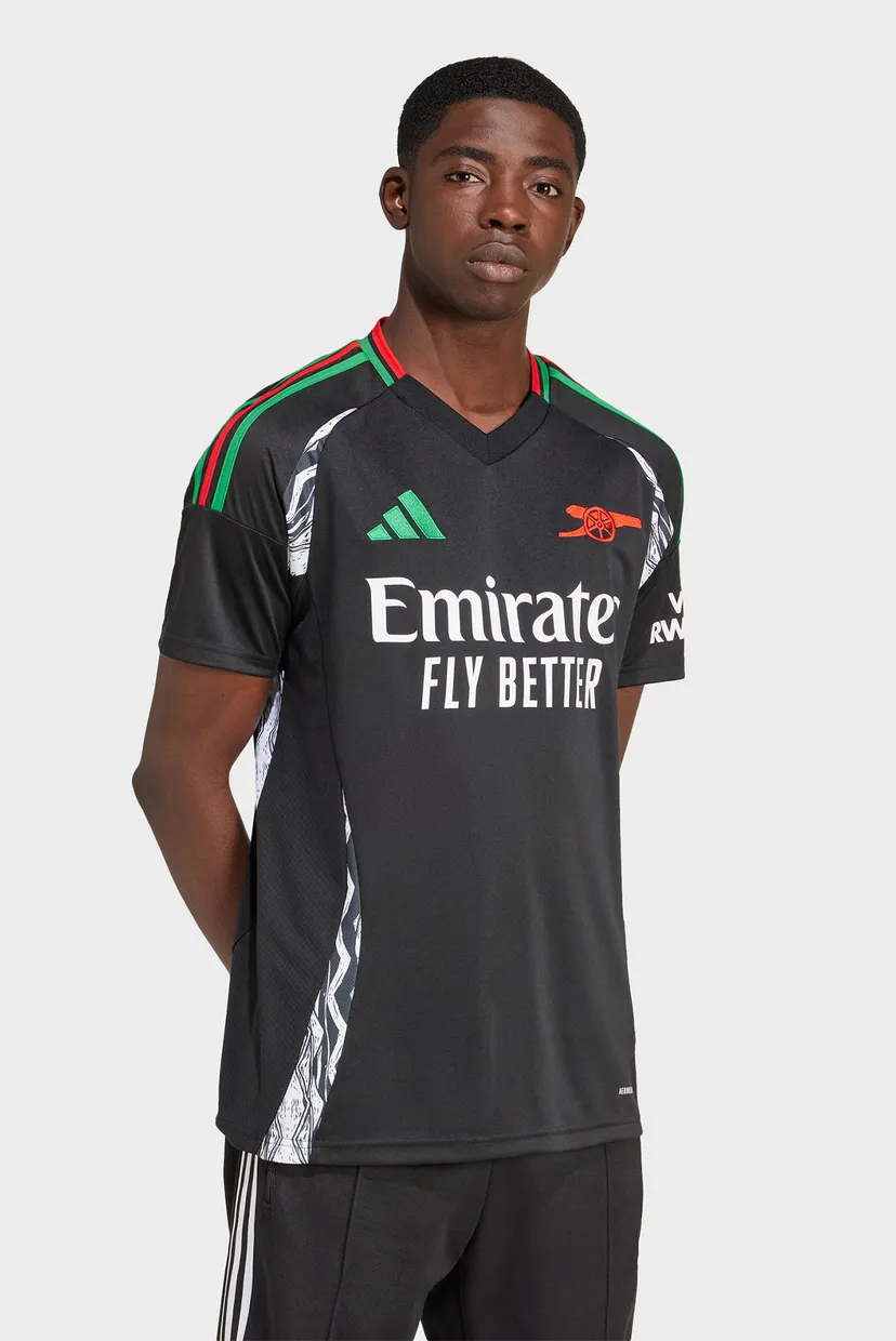 Мужская черная футболка Arsenal 24/25 Away 3