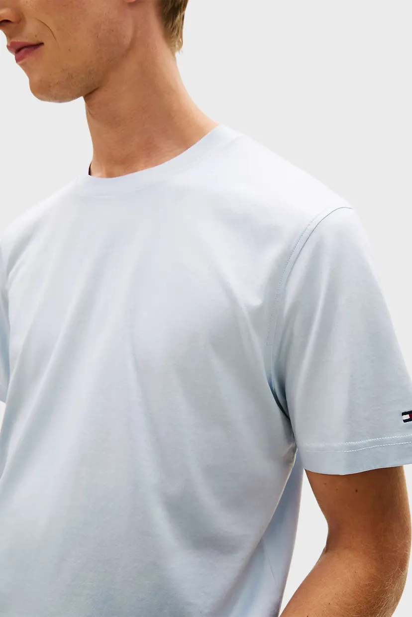 Чоловіча блакитна футболка ESSENTIAL TEE 4