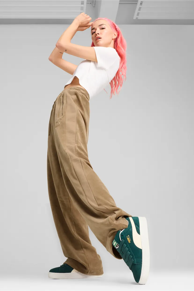 Зелені замшеві снікерси Suede XL Sneakers 8