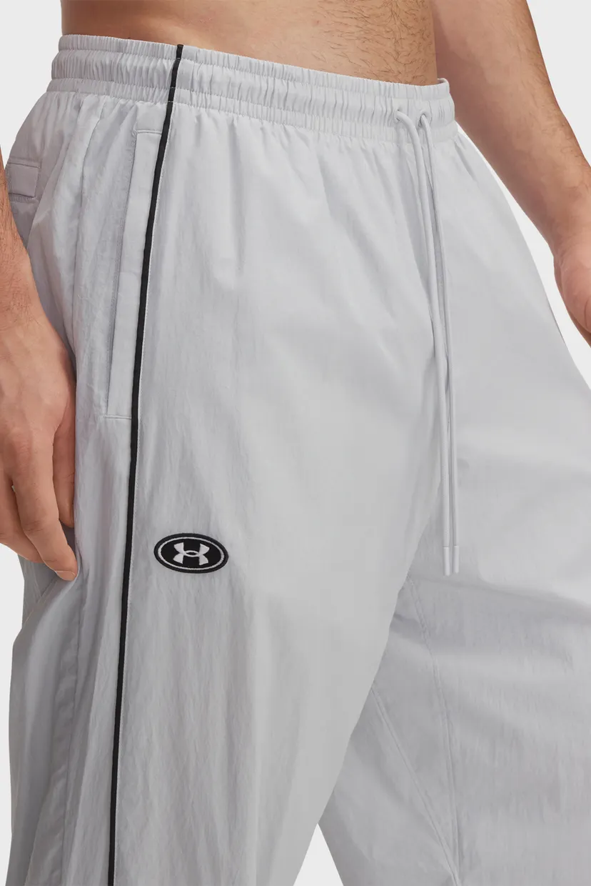 Чоловічі сірі спортивні штани UA Best Track Pant 4