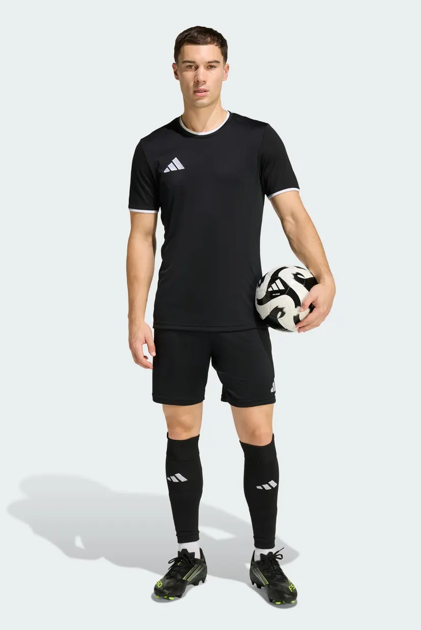 Чоловіча чорна футболка Entrada26 adidas JZ2505 — MD-Fashion