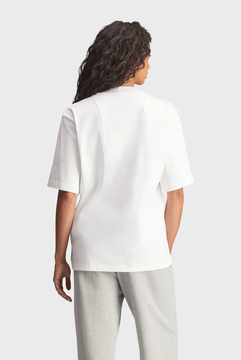 Женская белая футболка adidas by Stella McCartney Loose 3