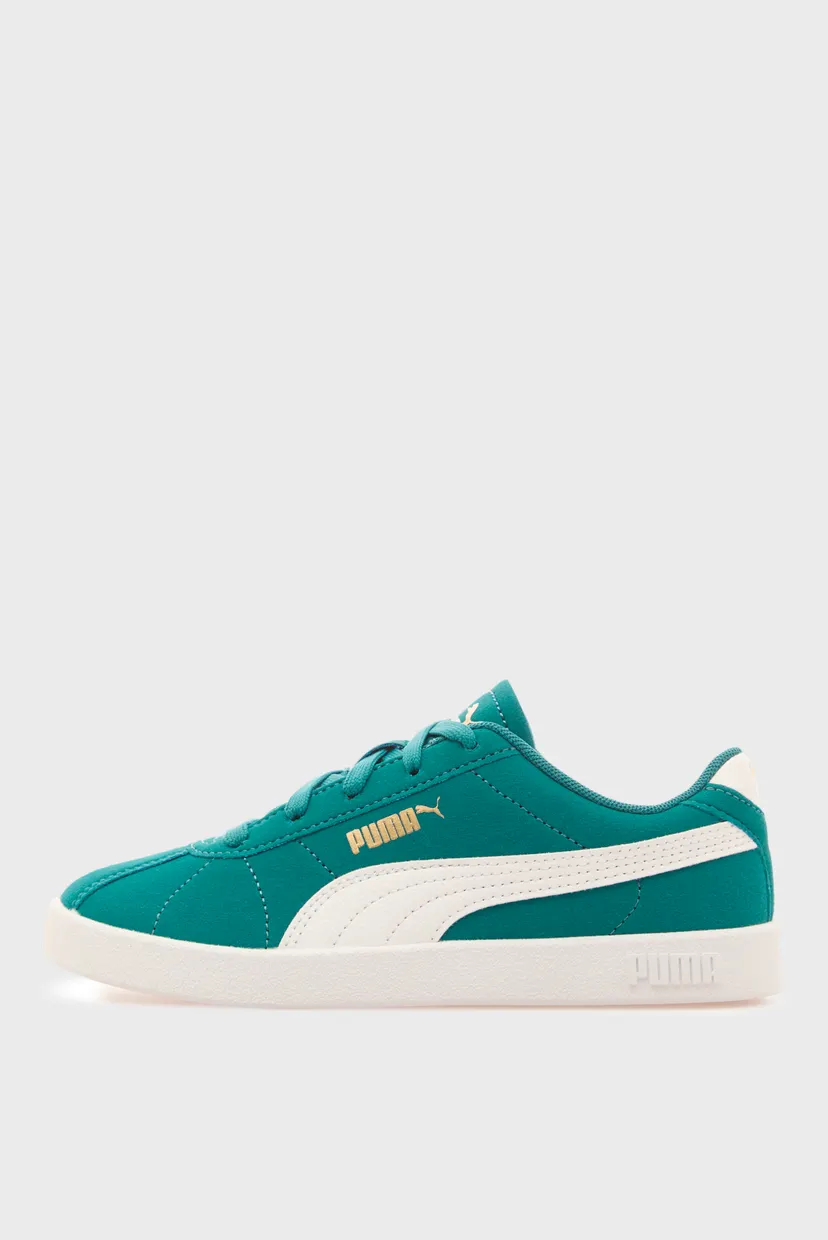 Детские зеленые сникерсы PUMA Club II Sneakers Kids 3