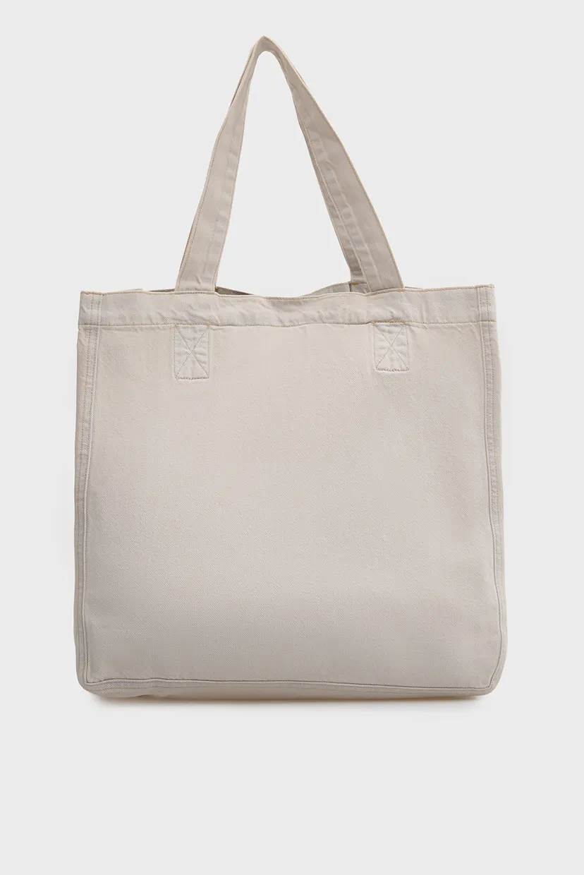 Чоловічий білий шопер Big Tote 4