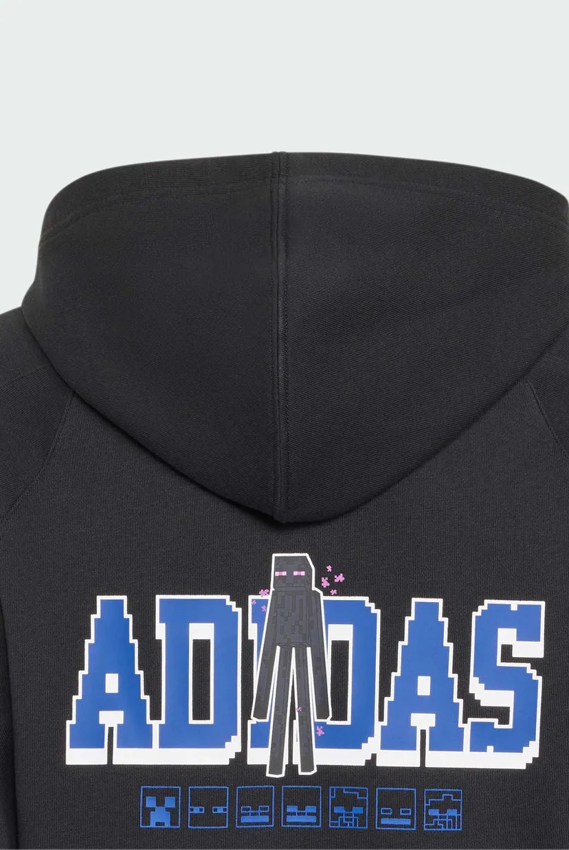 Детское черное худи ADIDAS MINECRAFT HOODIE 5