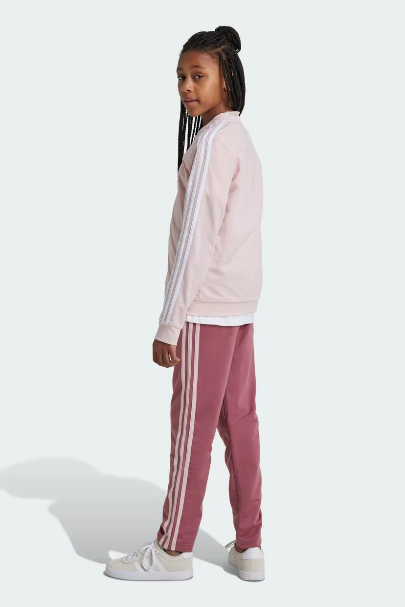 Дитячий рожевий спортивний костюм (кофта, штани) Essentials 3-Stripes 3