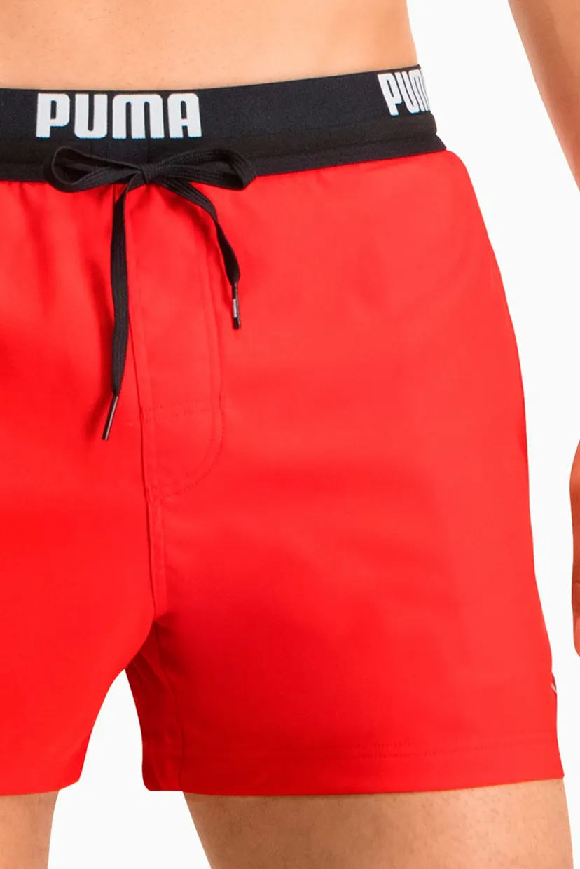 Чоловічі червоні плавальні шорти  PUMA Swim Men Logo Short Length Swim Shorts 4