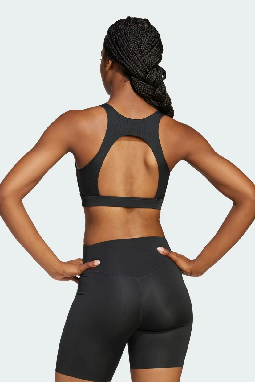 Женский черный топ Powerimpact HIIT Medium-Support Training 3