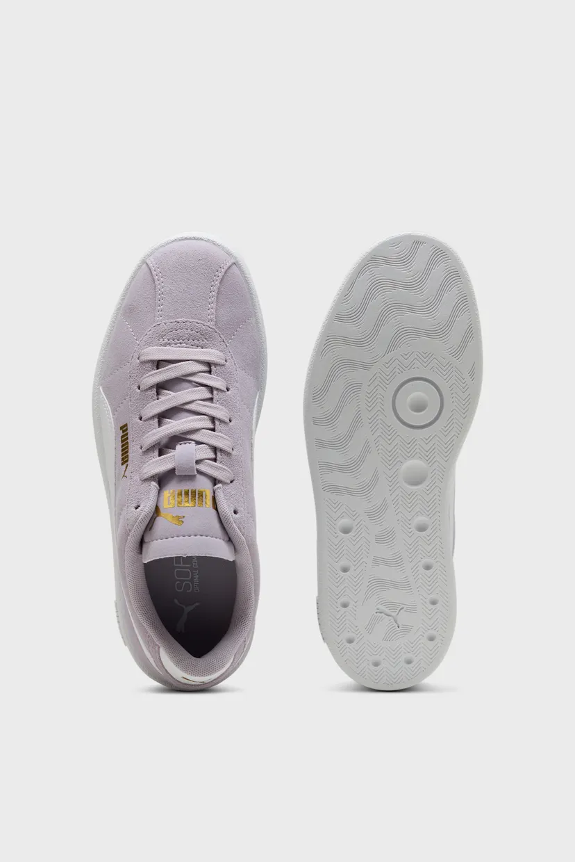 Дитячі бузкові замшеві снікерси PUMA Club II Sneakers Youth 4