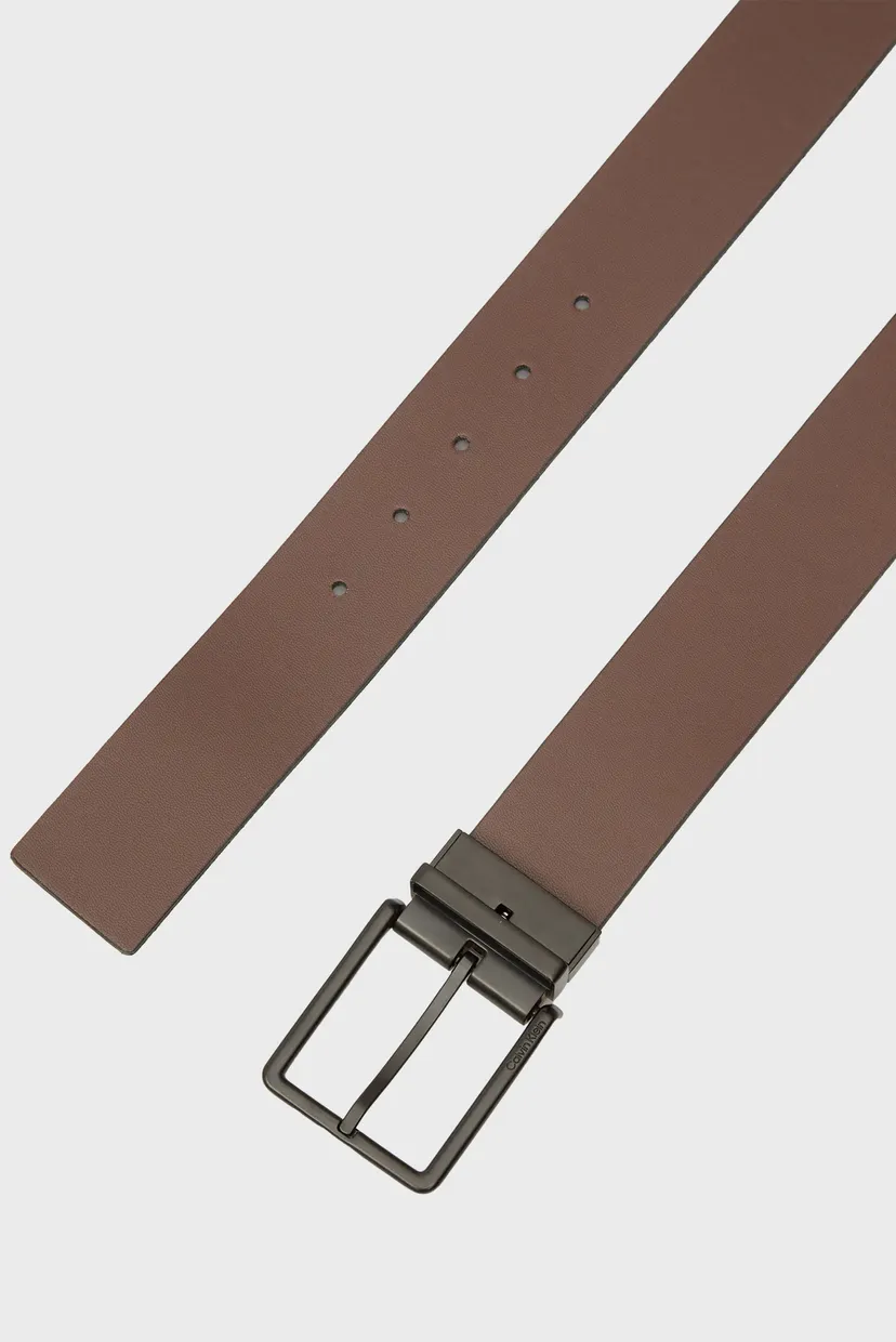 Мужской кожаный двусторонний ремень WARMTH BUCKLE 4