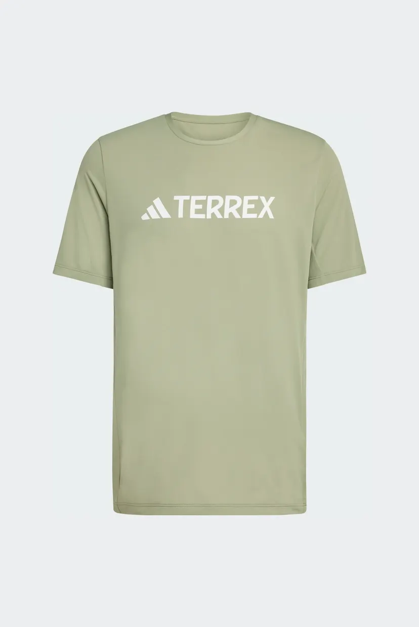 Мужская оливковая футболка Terrex Multi Climacool Logo Tech 6