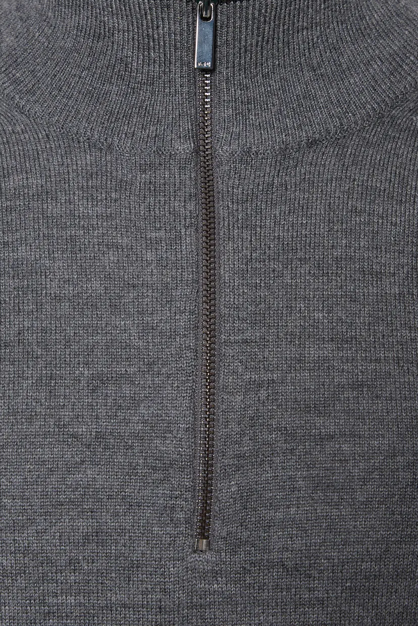 Чоловіча сіра вовняна кофта CORE MERINO QUARTER ZIP 3