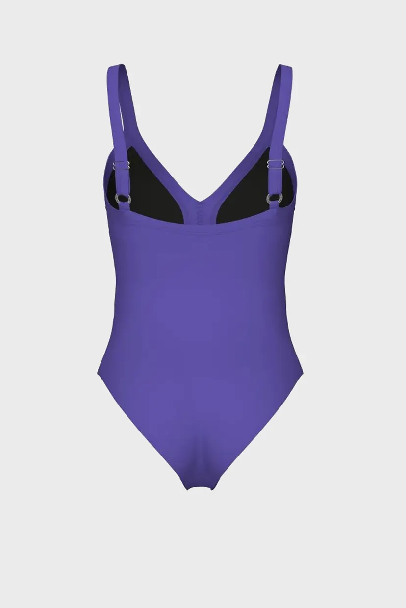 Жіночий бузковий купальник SWIMSUIT LARA SOFT CURVE BACK 4