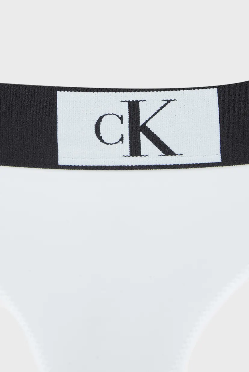 Женские белые трусики от купальника THONG 3