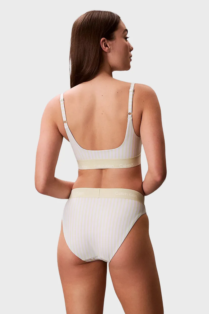 Женский лиф от купальника в полоску SQUARE NECK BRALETTE 3