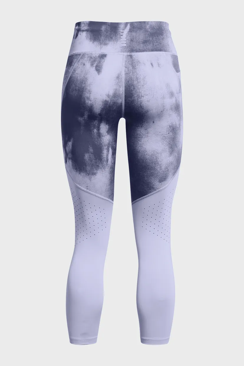 Жіночі бузкові тайтси UA Fly Fast Ankle Print Tgt 6