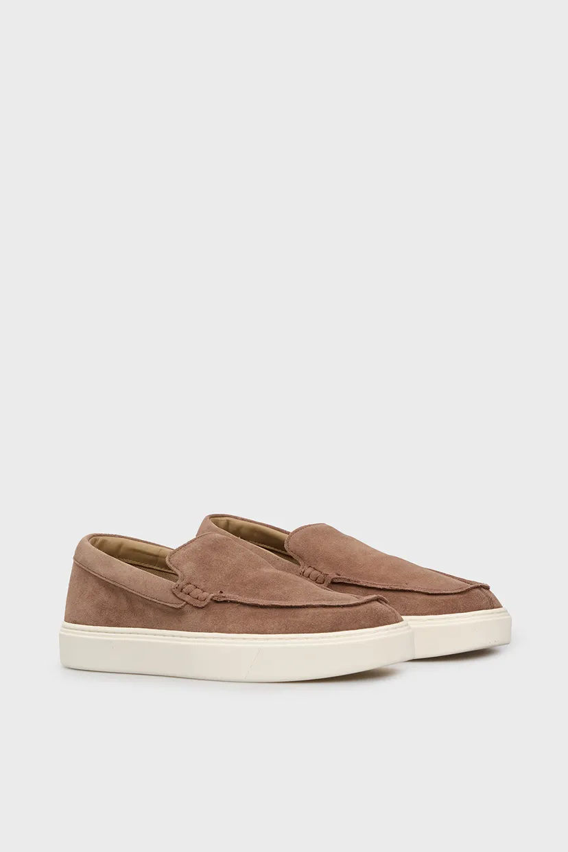 Мужские коричневые замшевые лоферы MOCCASIN SUEDE 3