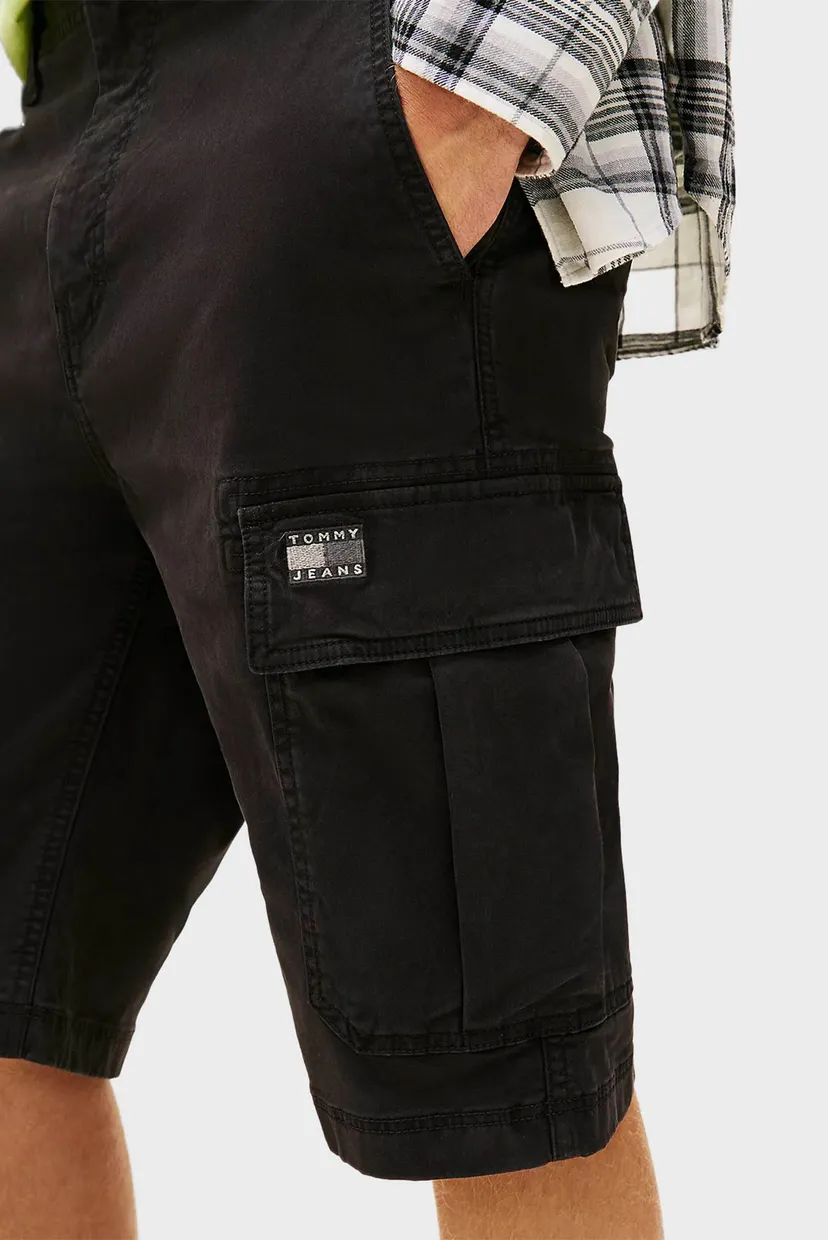 Чоловічі чорні шорти WASHED 4