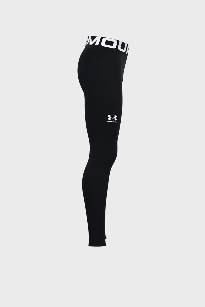 Детские черные термобрюки UA CG Armour Leggings 4