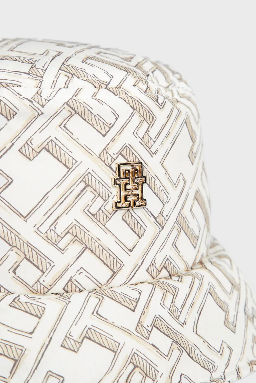 Женская бежевая панама с узором MONOGRAM ALL OVER 4