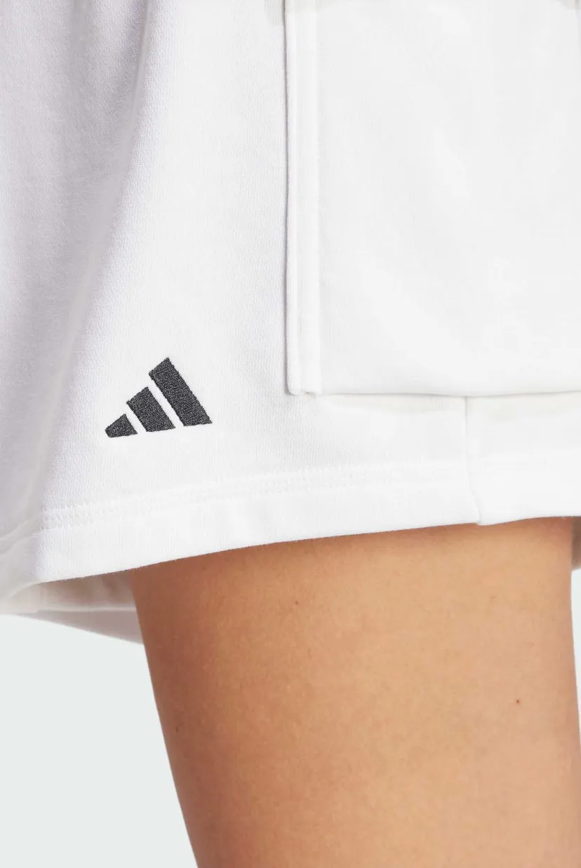Жіночі білі шорти Essentials Small Logo French Terry Cargo 4
