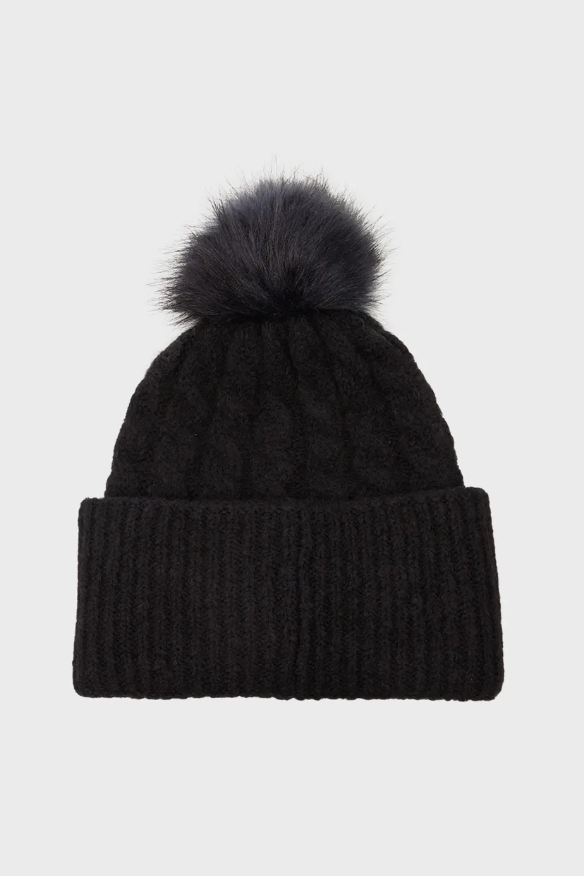 Жіночий набір аксесуарів (шапка, шарф) TH TIMELESS BEANIE POM&SCARF GP 3